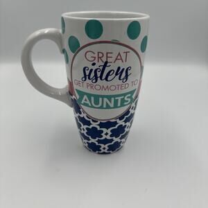 Great‎ Sisters Get Promoted To Aunts Coffee Mug New Baby Auntie Aunt
